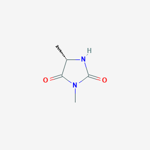 molecular formula C5H8N2O2 B2974345 (S)-3,5-二甲基咪唑烷-2,4-二酮 CAS No. 71921-89-6
