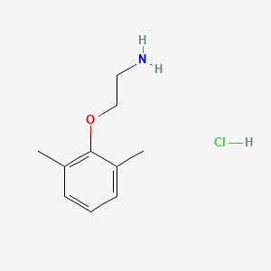 molecular formula C10H16ClNO B2974348 2-(2,6-Dimethylphenoxy)ethanamine hydrochloride CAS No. 1749-46-8; 313527-92-3