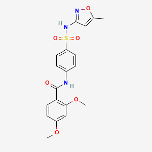2,4-dimethoxy-N-(4-(N-(5-methylisoxazol-3-yl)sulfamoyl)phenyl)benzamide