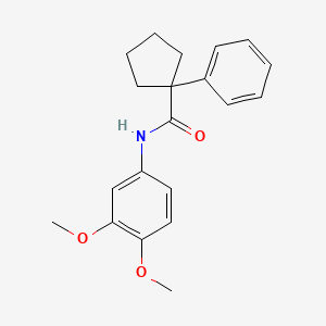 N-(3,4-dimethoxyphenyl)-1-phenylcyclopentane-1-carboxamide