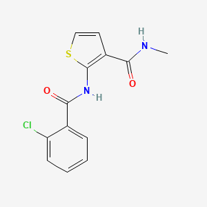2-(2-chlorobenzamido)-N-methylthiophene-3-carboxamide