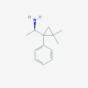 molecular formula C13H19N B2974408 (1R)-1-(2,2-Dimethyl-1-phenylcyclopropyl)ethanamine CAS No. 2248214-74-4