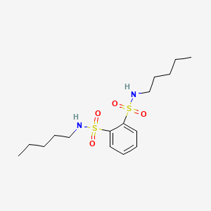 N1,N2-dipentylbenzene-1,2-disulfonamide