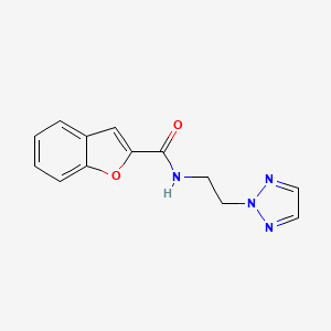 N-(2-(2H-1,2,3-triazol-2-yl)ethyl)benzofuran-2-carboxamide