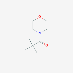 molecular formula C9H17NO2 B2974447 2,2-Dimethyl-1-(morpholin-4-yl)propan-1-one CAS No. 70414-49-2