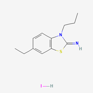 6-ethyl-3-propylbenzo[d]thiazol-2(3H)-imine hydroiodide