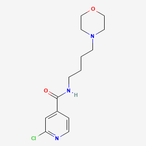 2-chloro-N-[4-(morpholin-4-yl)butyl]pyridine-4-carboxamide