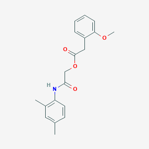 [2-(2,4-Dimethylanilino)-2-oxoethyl] 2-(2-methoxyphenyl)acetate
