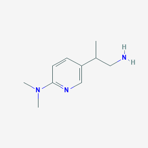 5-(1-aminopropan-2-yl)-N,N-dimethylpyridin-2-amine
