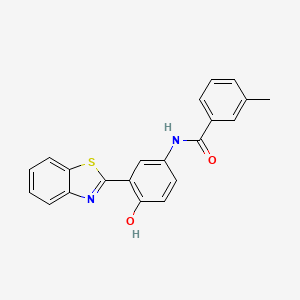 N-[3-(1,3-Benzothiazol-2-YL)-4-hydroxyphenyl]-3-methylbenzamide