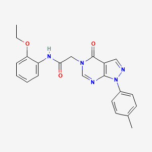 N-(2-ethoxyphenyl)-2-[1-(4-methylphenyl)-4-oxopyrazolo[3,4-d]pyrimidin-5-yl]acetamide