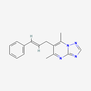 5,7-dimethyl-6-[(E)-3-phenyl-2-propenyl][1,2,4]triazolo[1,5-a]pyrimidine