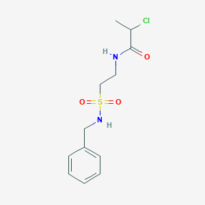 N-[2-(Benzylsulfamoyl)ethyl]-2-chloropropanamide