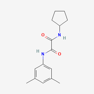 molecular formula C15H20N2O2 B2974551 N-cyclopentyl-N'-(3,5-dimethylphenyl)oxamide CAS No. 425617-19-2