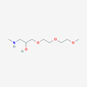 molecular formula C9H21NO4 B2974561 2,5,8-Trioxa-12-azatridecan-10-ol CAS No. 1564759-25-6; 1991547-88-6