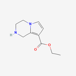 Ethyl 1,2,3,4-tetrahydropyrrolo[1,2-a]pyrazine-8-carboxylate