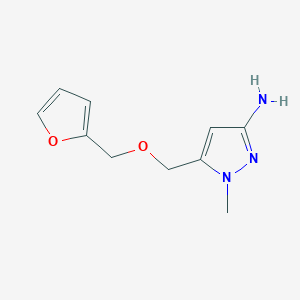 5-[(2-furylmethoxy)methyl]-1-methyl-1H-pyrazol-3-amine