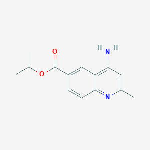 Propan-2-yl 4-amino-2-methylquinoline-6-carboxylate