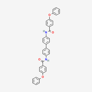 4-phenoxy-N-[4-[4-[(4-phenoxybenzoyl)amino]phenyl]phenyl]benzamide