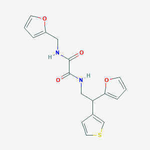 N-[2-(furan-2-yl)-2-(thiophen-3-yl)ethyl]-N'-[(furan-2-yl)methyl]ethanediamide