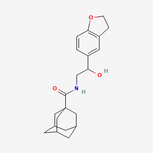 (3r,5r,7r)-N-(2-(2,3-dihydrobenzofuran-5-yl)-2-hydroxyethyl)adamantane-1-carboxamide