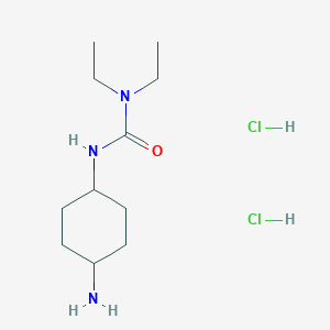 3-(4-Aminocyclohexyl)-1,1-diethylurea;dihydrochloride