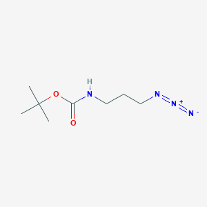 molecular formula C8H16N4O2 B2974642 tert-butyl N-(3-azidopropyl)carbamate CAS No. 129392-84-3