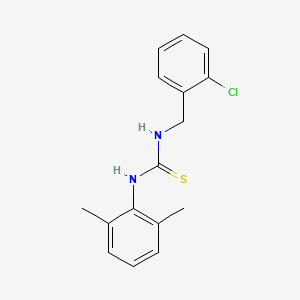 1-(2,6-Dimethylphenyl)-3-((2-chlorophenyl)methyl)thiourea