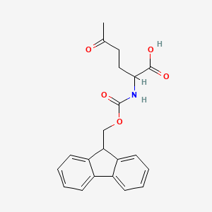 2-({[(9H-fluoren-9-yl)methoxy]carbonyl}amino)-5-oxohexanoic acid