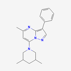 7-(3,5-Dimethylpiperidin-1-yl)-5-methyl-3-phenylpyrazolo[1,5-a]pyrimidine
