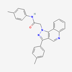 N-(4-methylphenyl)-2-[3-(4-methylphenyl)-1H-pyrazolo[4,3-c]quinolin-1-yl]acetamide