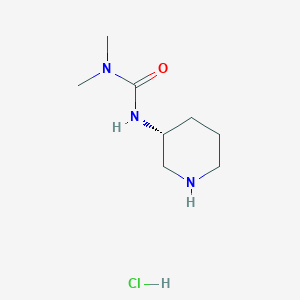 (R)-3,3-Dimethyl-1-(piperidin-3-yl)urea hydrochloride