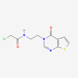 2-Chloro-N-[2-(4-oxothieno[2,3-d]pyrimidin-3-yl)ethyl]acetamide