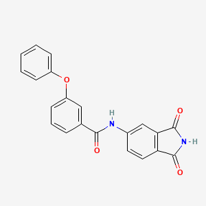 N-(1,3-dioxoisoindolin-5-yl)-3-phenoxybenzamide