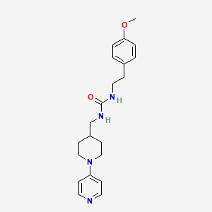 1-(4-Methoxyphenethyl)-3-((1-(pyridin-4-yl)piperidin-4-yl)methyl)urea