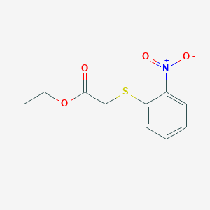 molecular formula C10H11NO4S B2974699 Ethyl 2-((2-nitrophenyl)thio)acetate CAS No. 24290-27-5