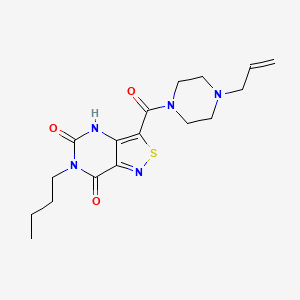 3-[(4-allylpiperazino)carbonyl]-6-butylisothiazolo[4,3-d]pyrimidine-5,7(4H,6H)-dione