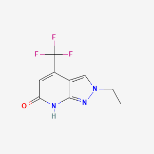 2-Ethyl-4-(trifluoromethyl)-2H-pyrazolo[3,4-b]pyridin-6(7H)-one