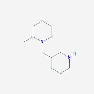 molecular formula C12H24N2 B2974719 2-Methyl-1-(piperidin-3-ylmethyl)piperidine CAS No. 926248-16-0