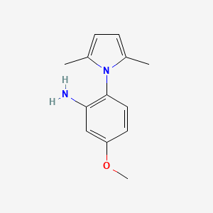 2-(2,5-Dimethyl-1H-pyrrol-1-YL)-5-methoxyphenylamine
