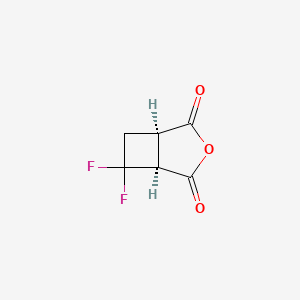(1R,5S)-6,6-Difluoro-3-oxabicyclo[3.2.0]heptane-2,4-dione