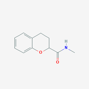 molecular formula C11H13NO2 B2974740 N-methyl-3,4-dihydro-2H-chromene-2-carboxamide CAS No. 2140142-74-9