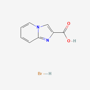 molecular formula C8H7BrN2O2 B2974755 Imidazo[1,2-a]pyridine-2-carboxylic acid hydrobromide CAS No. 820245-53-2
