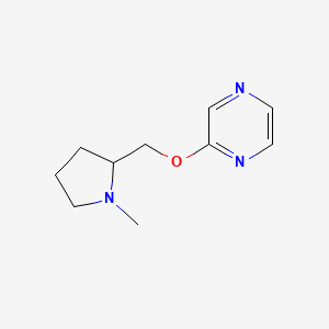 2-[(1-Methylpyrrolidin-2-yl)methoxy]pyrazine