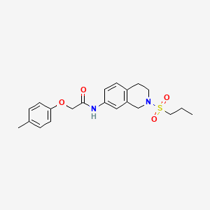 N-(2-(propylsulfonyl)-1,2,3,4-tetrahydroisoquinolin-7-yl)-2-(p-tolyloxy)acetamide