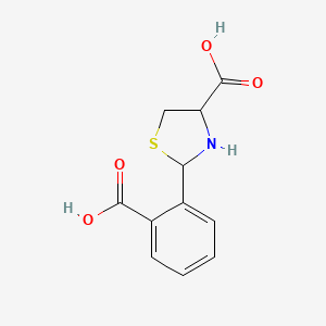 2-(2-Carboxyphenyl)-1,3-thiazolidine-4-carboxylic acid