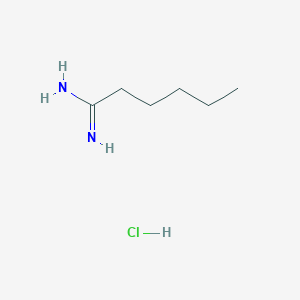 molecular formula C6H15ClN2 B2974809 己胺定盐酸盐 CAS No. 64285-96-7