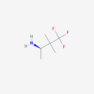 (2R)-4,4,4-Trifluoro-3,3-dimethylbutan-2-amine