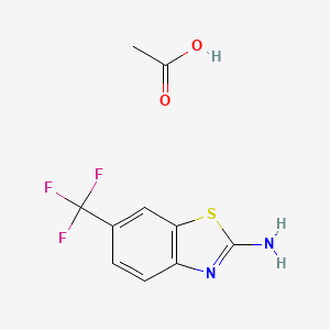 6-Trifluoromethyl-benzothiazol-2-ylamine acetate
