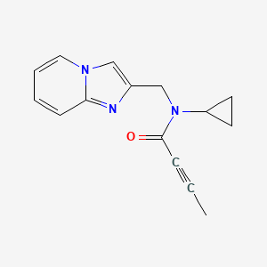 N-Cyclopropyl-N-(imidazo[1,2-a]pyridin-2-ylmethyl)but-2-ynamide